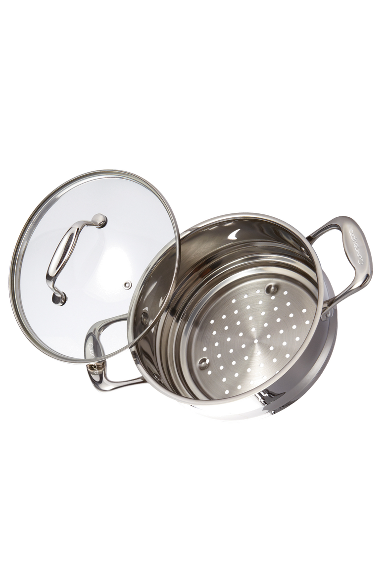 iconiX™ Steamer Insert with Lid, Alternate, color, SILVER