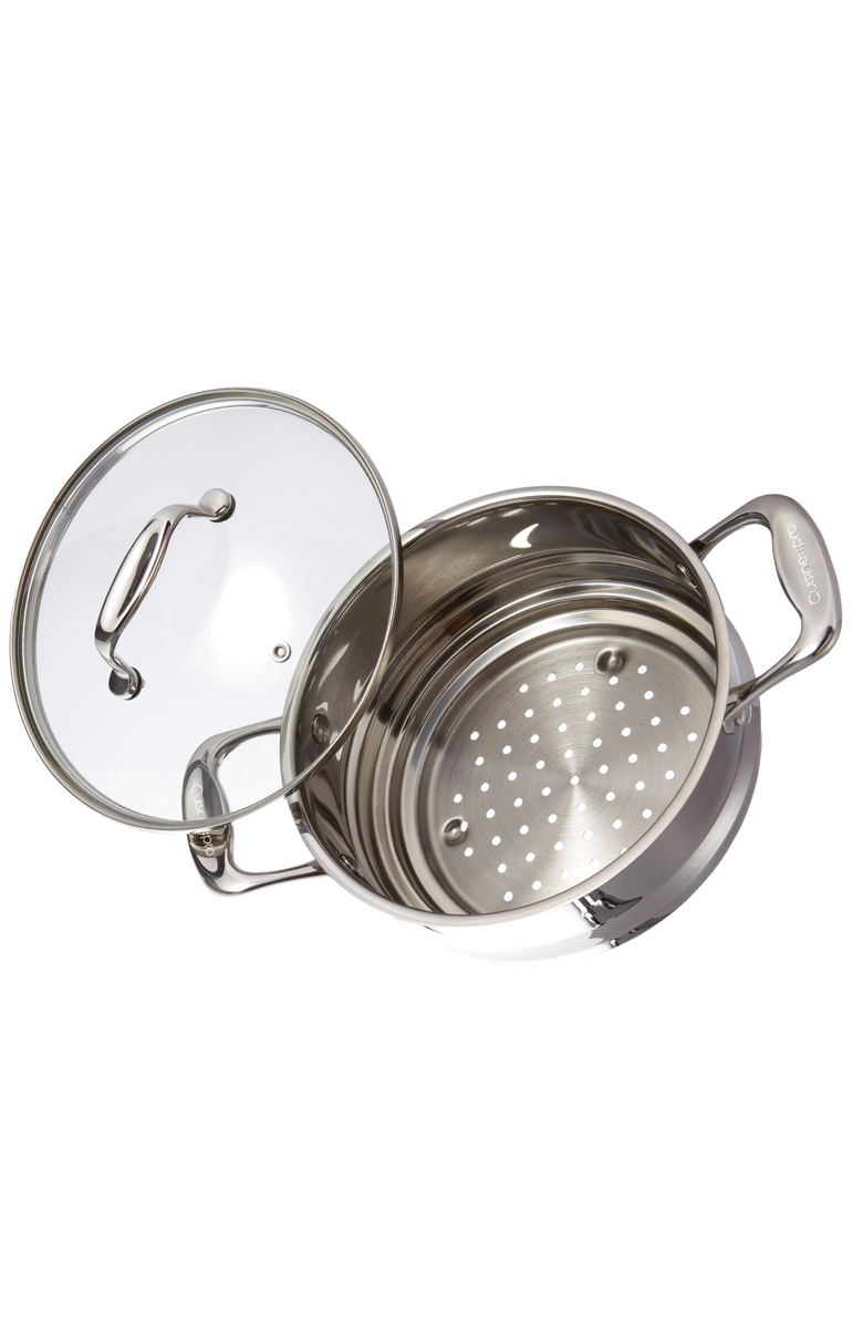 Cuisine::pro<sup>®</sup> iconiX<sup>™</sup> Steamer Insert with Lid, Alternate, color, Silver