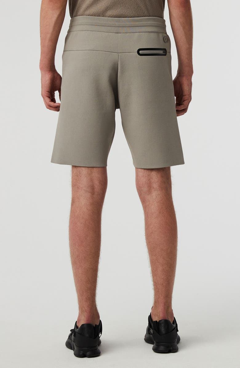 AlphaTauri Posos Knit Drawstring Performance Shorts, Alternate, color, Mud