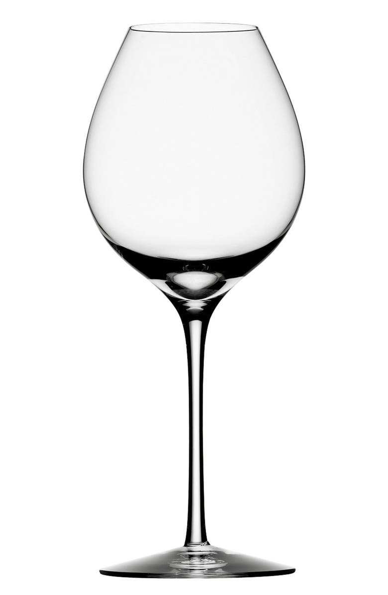 Orrefors 'Difference' Fruit Wine Glass, Main, color, Clear