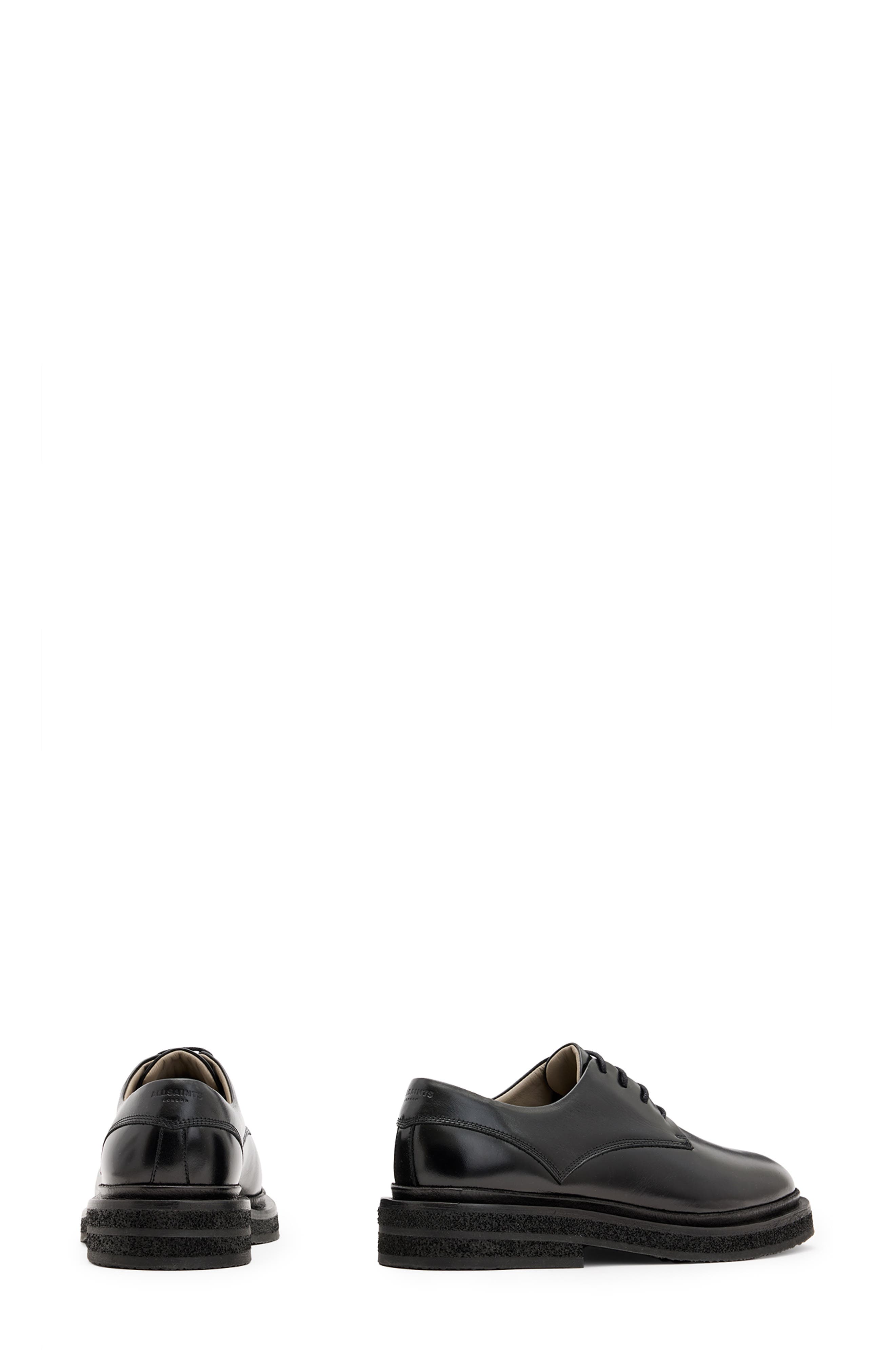 AllSaints Escher Plain Toe Derby, Alternate, color, 