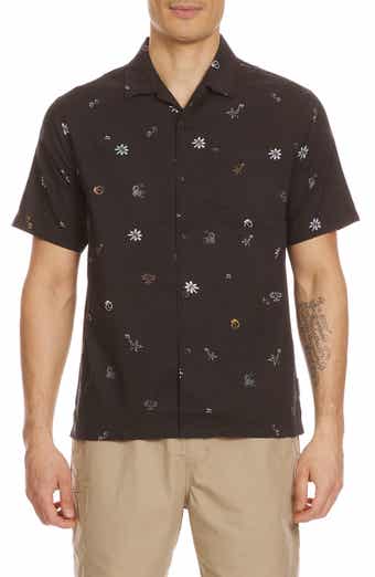 Quiksilver Beach Club Casual Short Sleeve Button-Up Shirt