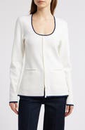 rag & bone Ella Front Zip Merino Wool Blend Cardigan