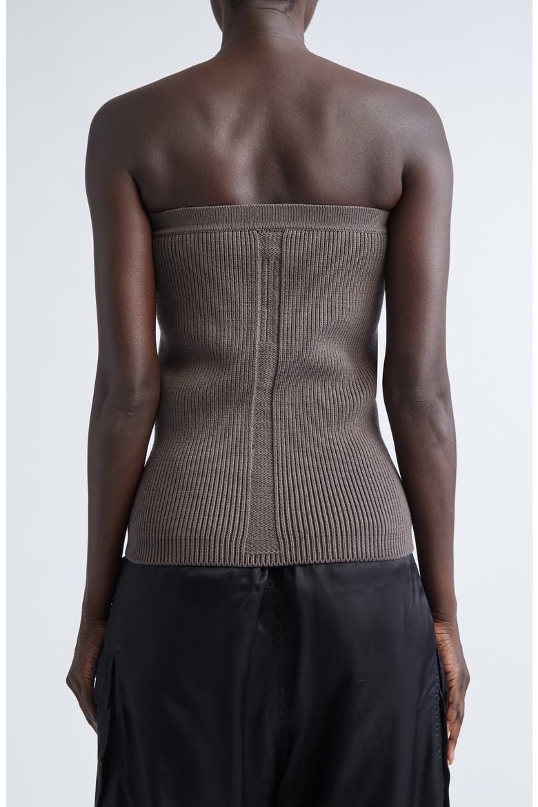 Rib Virgin Wool Blend Tube Top, Alternate, color, DARKDUST