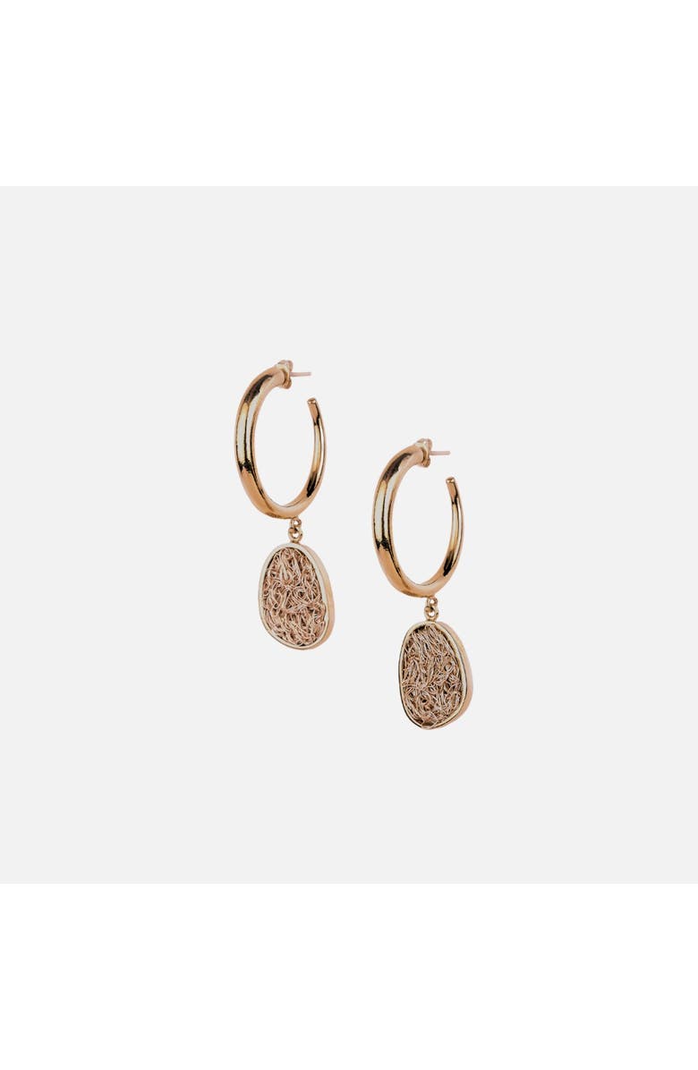 Daniela Millan Jewelry Element  Hoops Earrings, Main, color, Gold