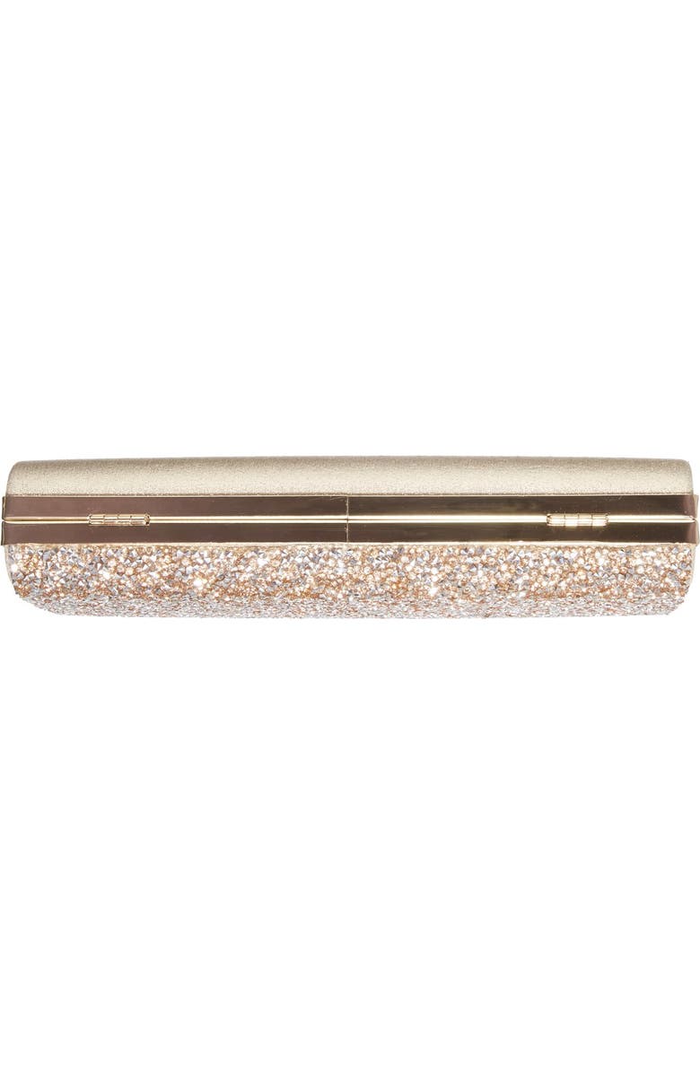 Sole Society 'Mayanna' Crystal Embellished Minaudiere, Alternate, color,