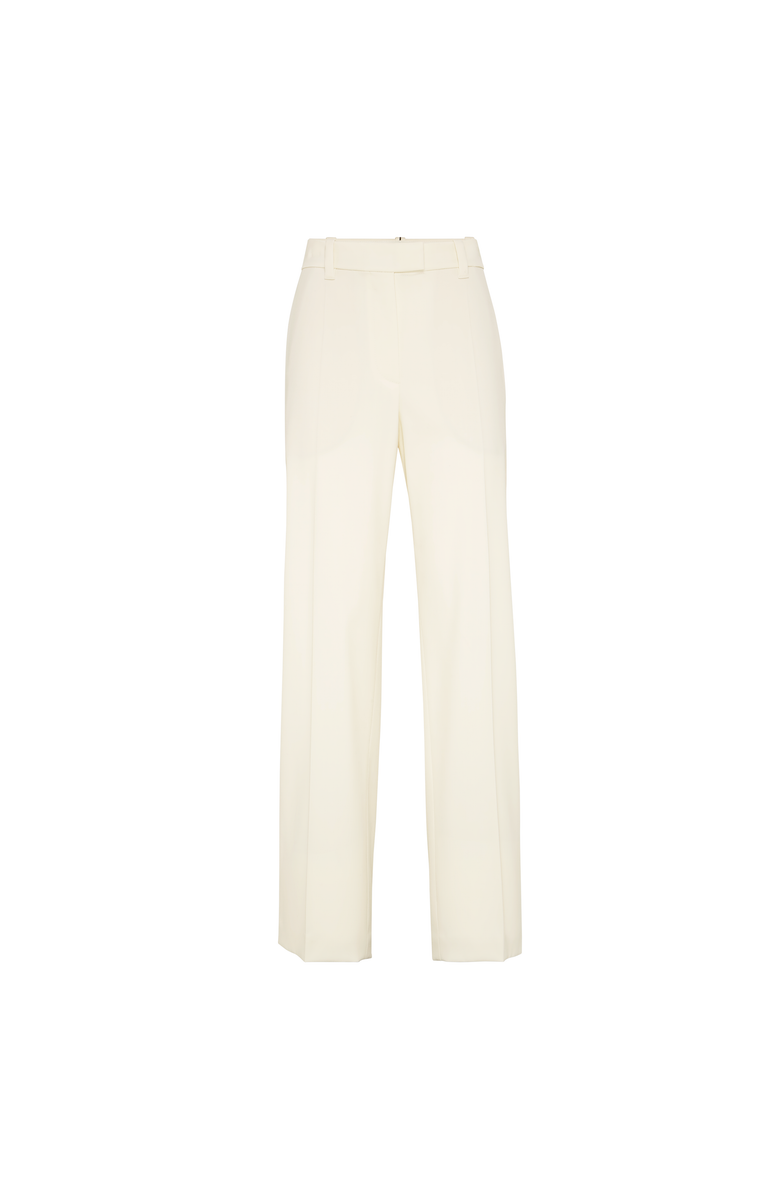 Brunello Cucinelli Loose cigarette trousers, Main, color, Milk