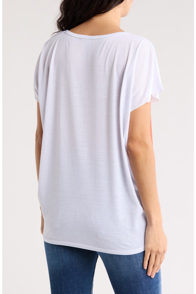 V-Neck Pocket T-Shirt, Alternate, color, CHARCOAL BLACK BRONZE DIP PRNT