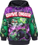 Monster Jam Sublimated Fleece Hooded Sweatshirt