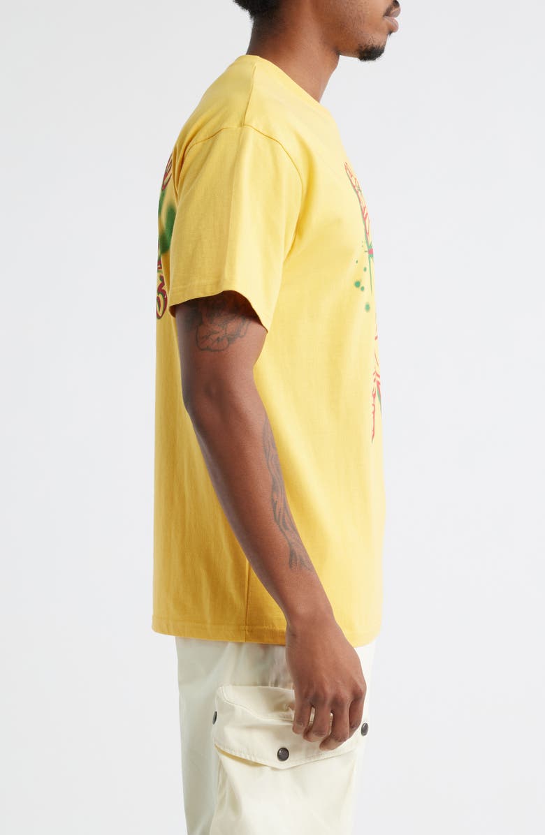 Billionaire Boys Club Astro Graphic T-Shirt, Alternate, color, Yolk Yello