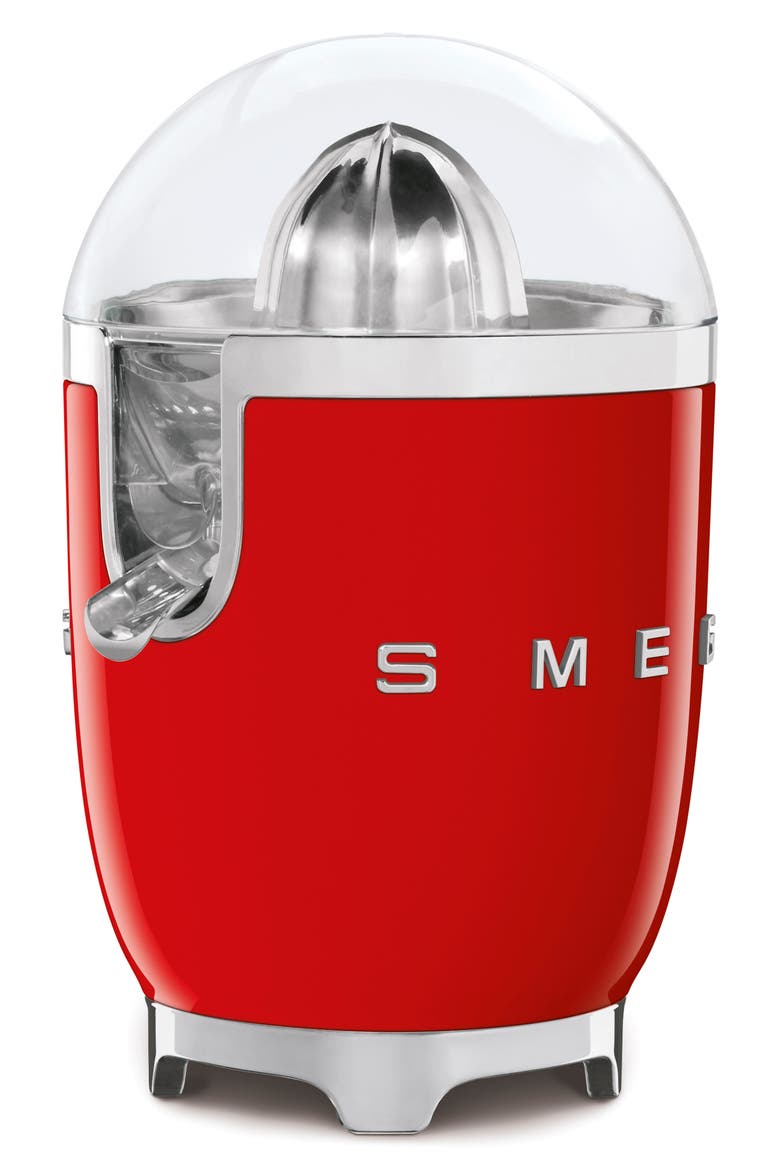 Retro Style Citrus Juicer, Alternate, color, RED