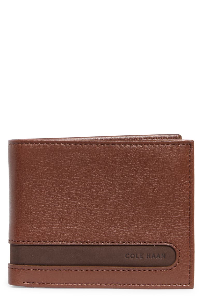 Gina Leather Passcase, Main, color, TAN