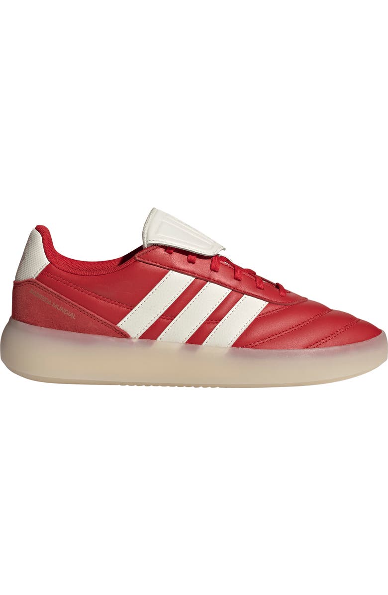 adidas Barreda Mundial Sneaker, Alternate, color, Scarlet/ Off White/ Gold Met