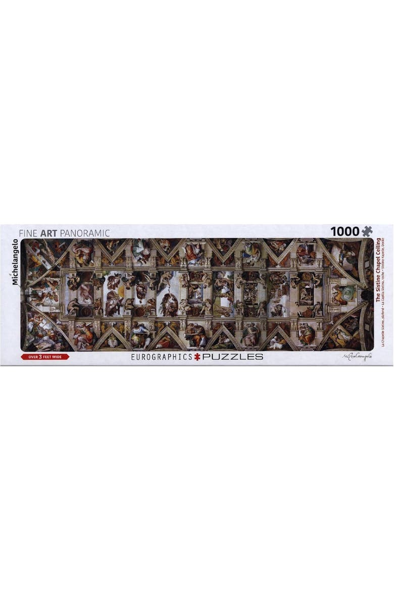 The Sistine Chapel Puzzle, 1000 Pieces, Alternate, color, Multicolored