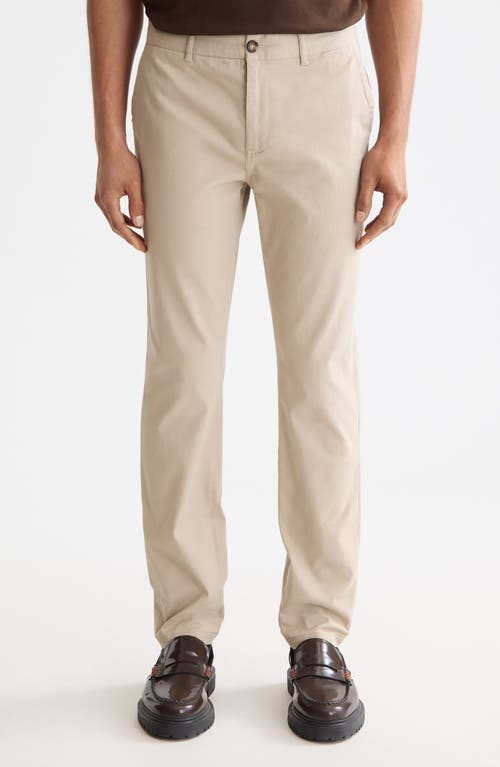 Scotch & Soda Stuart Stretch Cotton Chinos In Neutral