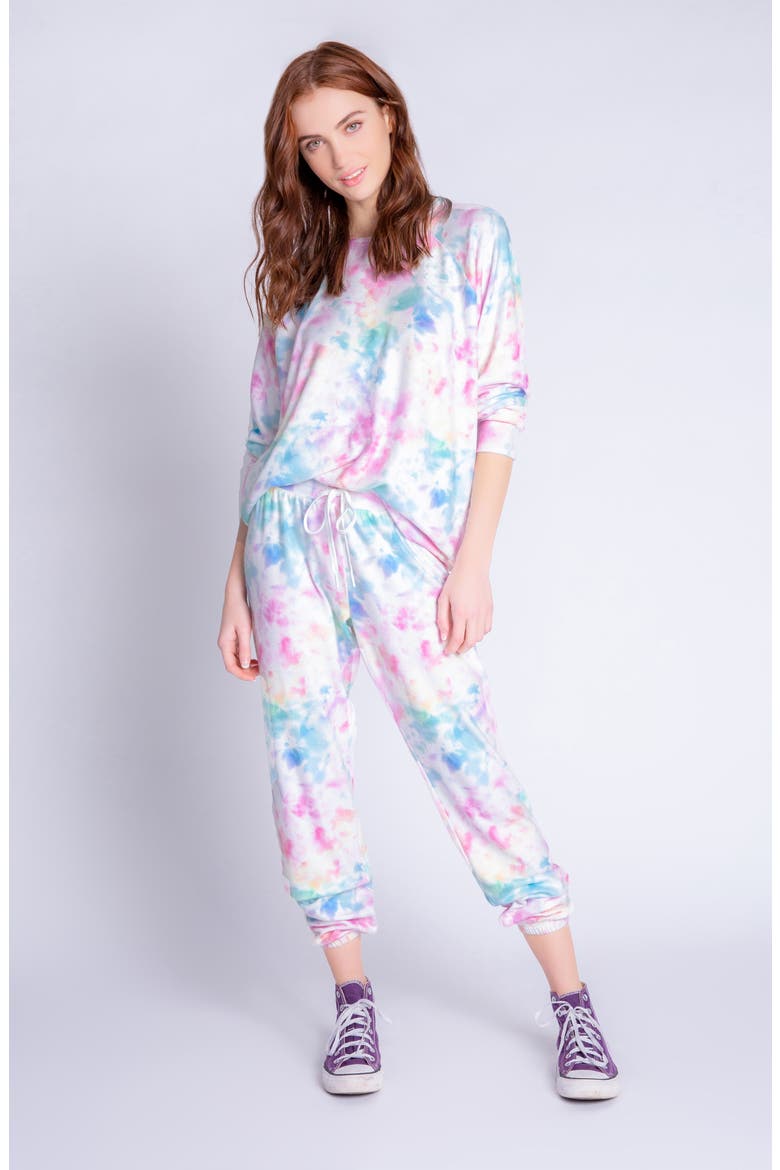Sweatshirt & Joggers Lounge Set, Alternate, color, MULTI