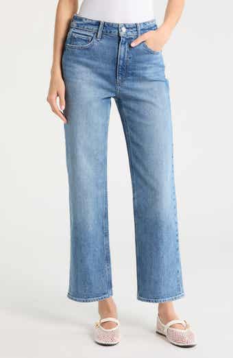 Stevie High Waist Ankle Straight Leg Jeans