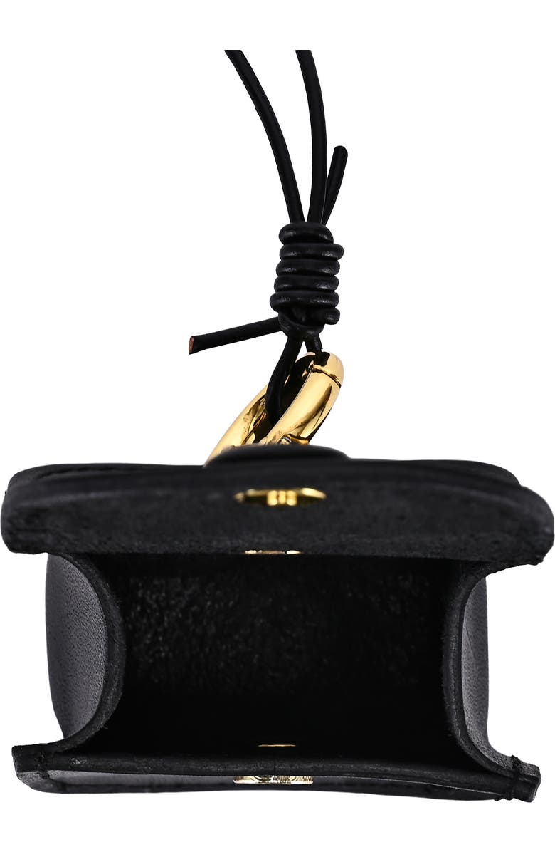 OLD TREND Toti Genuine Leather Mini Structured Charm, Alternate, color, Black