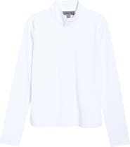 G/FORE Rib Knit Quarter Zip Golf Top