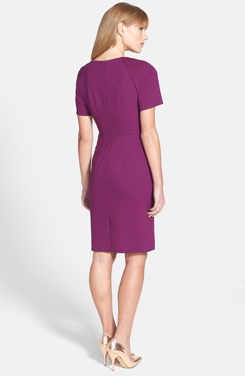 Classiques Entier<sup>®</sup> 'Sunmosa' Molded Shoulder Ponte Dress, Alternate, color,