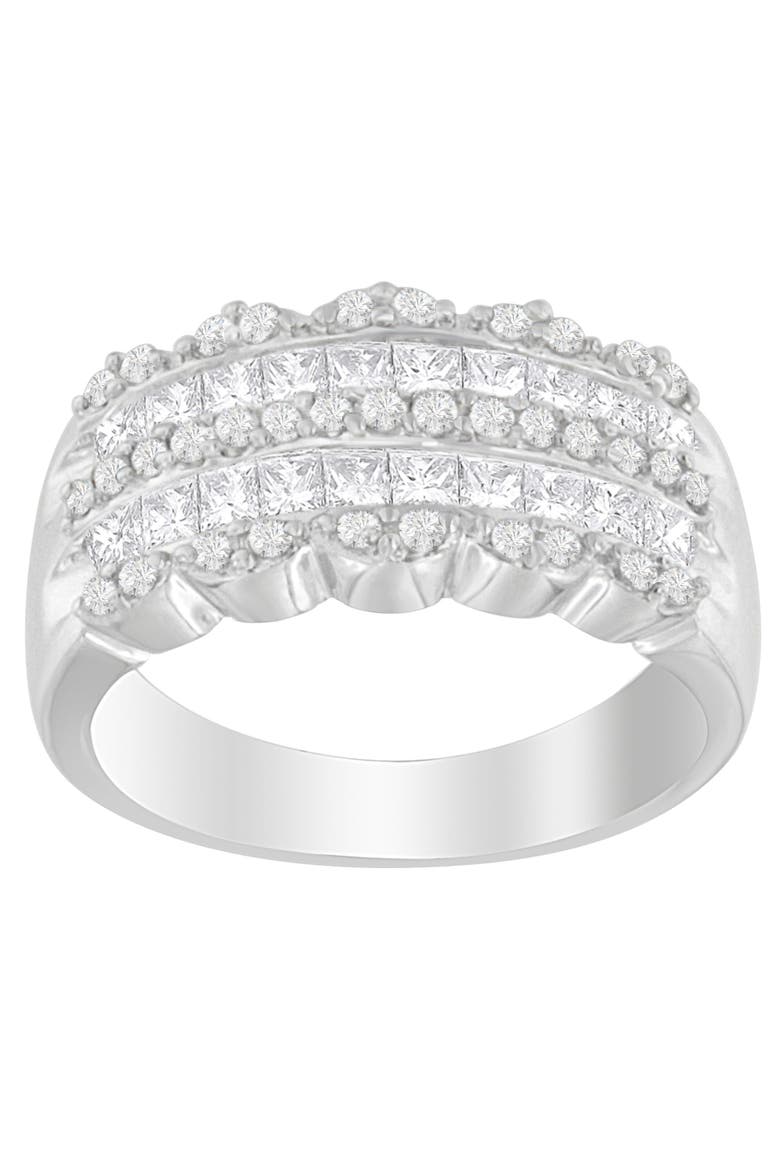 14K White Gold 1 1/7 Cttw Diamond Ring, Main, color, White