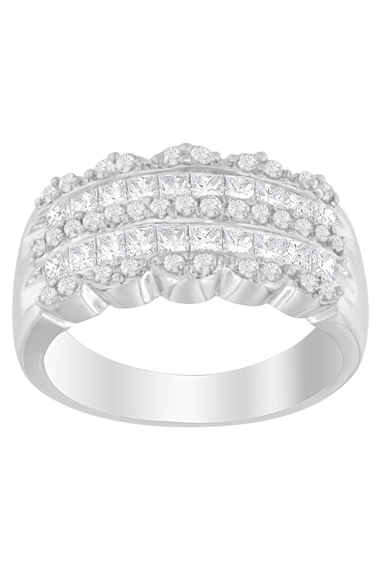 Haus of Brilliance 14K White Gold 1 1/7 Cttw Diamond Ring, Main, color, White