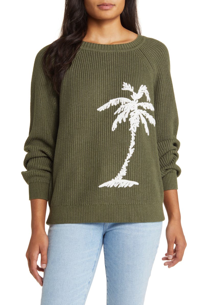 Tommy Bahama Breezy Palm Crewneck Sweater, Main, color, 