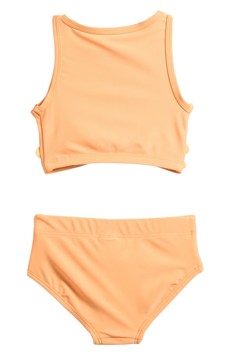 OTTER AVENUE Kids' Tankini Two-Piece Swimsuit, Alternate, color, Dreamsicle Flower