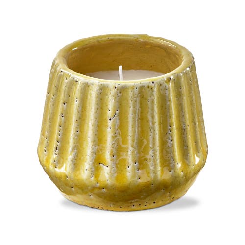 Tag Citronella Scented Candle In Yellow
