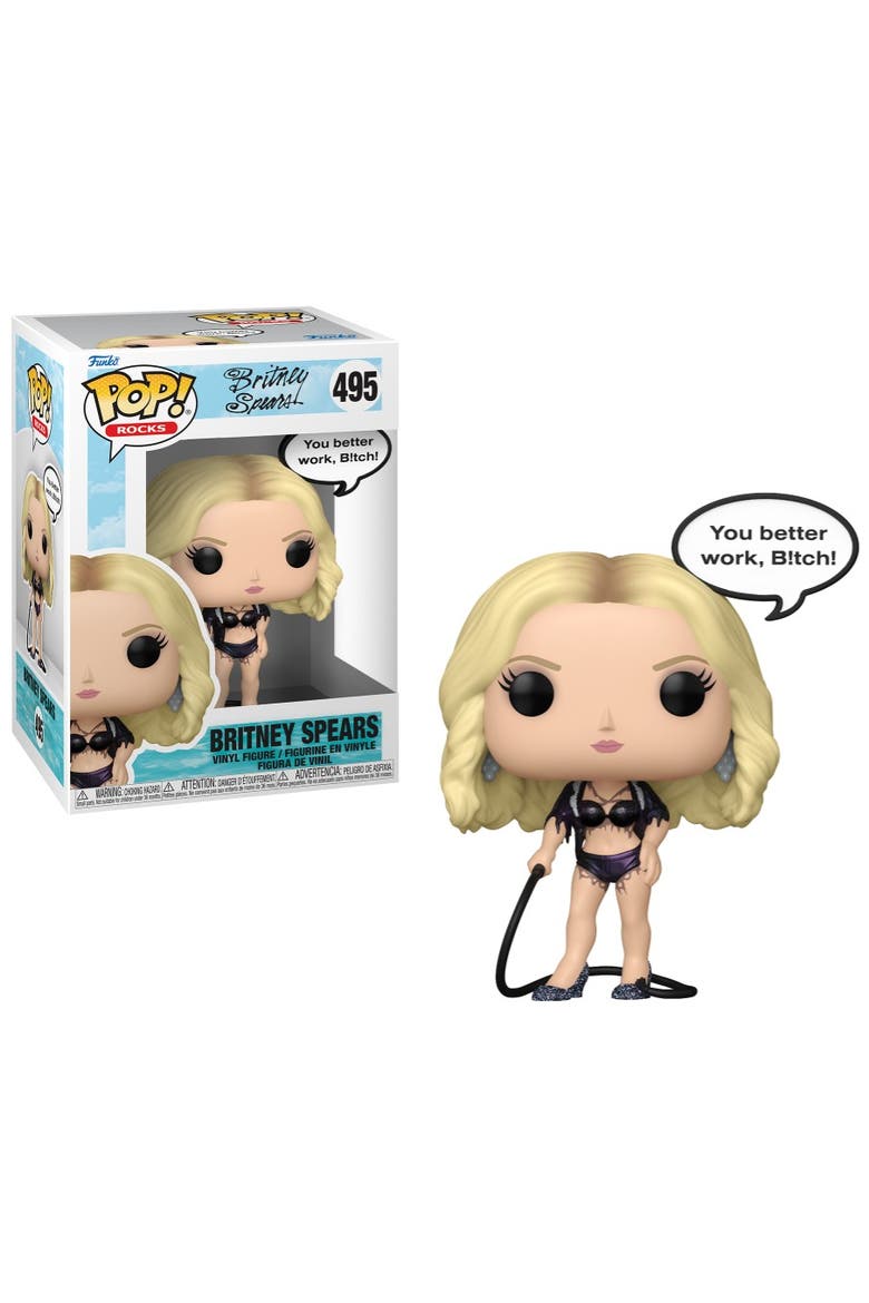 Britney Spears (Work B!tch) Funko Pop! Rock Sayings, Main, color, Multi-Color