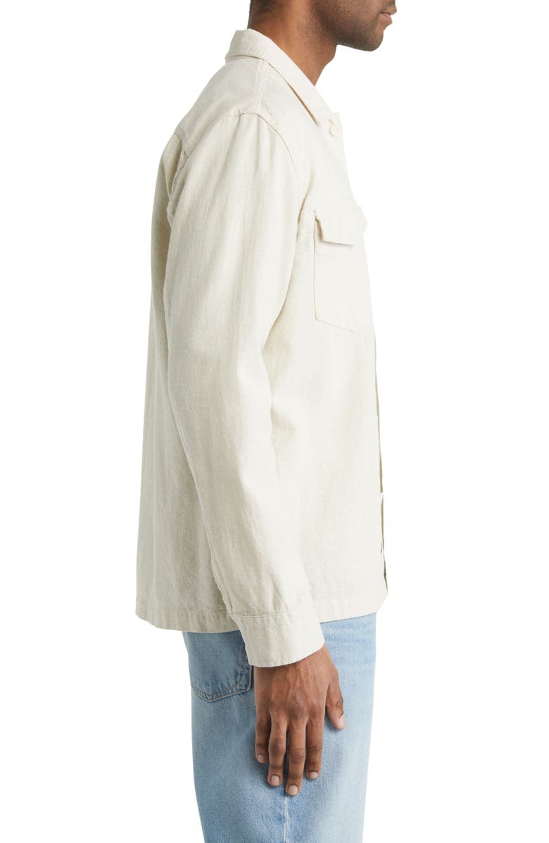 Rails Kerouac Linen & Cotton Button-Up Shirt, Alternate, color, 