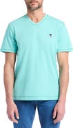 Robert Graham Damien V-Neck Knit T-Shirt