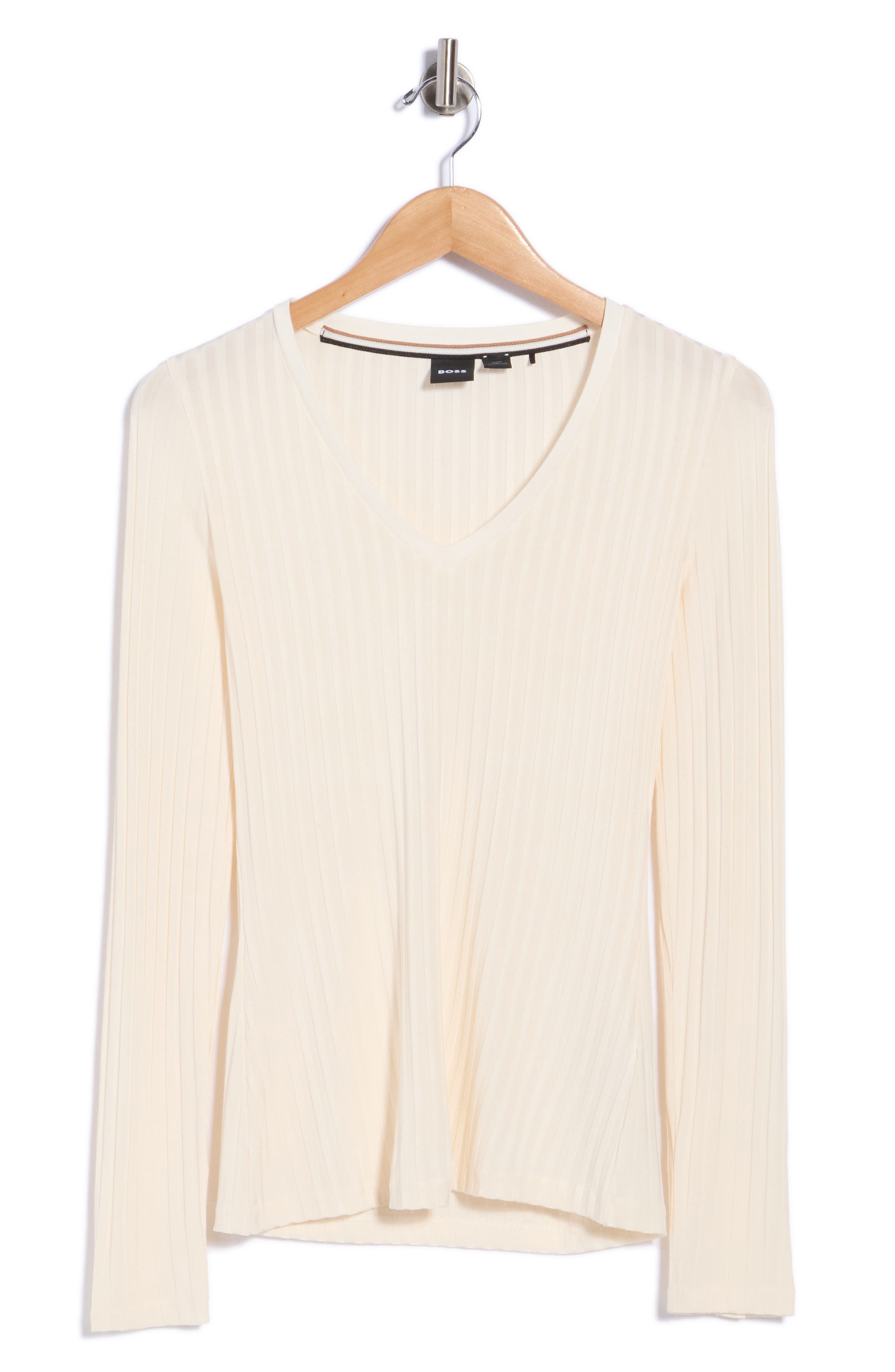 Ellerson Ribbed V-Neck Top