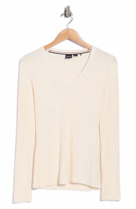 Ellerson Ribbed V-Neck Top