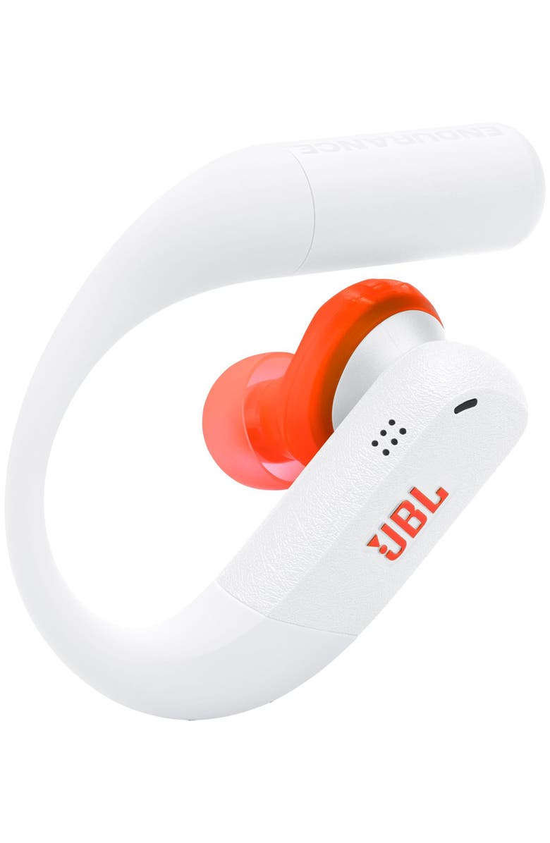 JBL Endurance Peak 4 True Wireless Noise Cancelling Sport Earbuds, Alternate, color, White