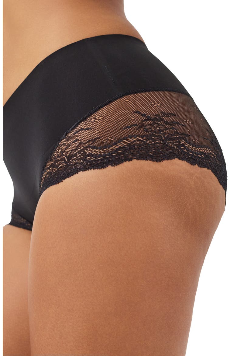 SPANXsmooth™ Undie-tectable Lace Hi-Hipster Panties, Alternate, color, VERY BLACK