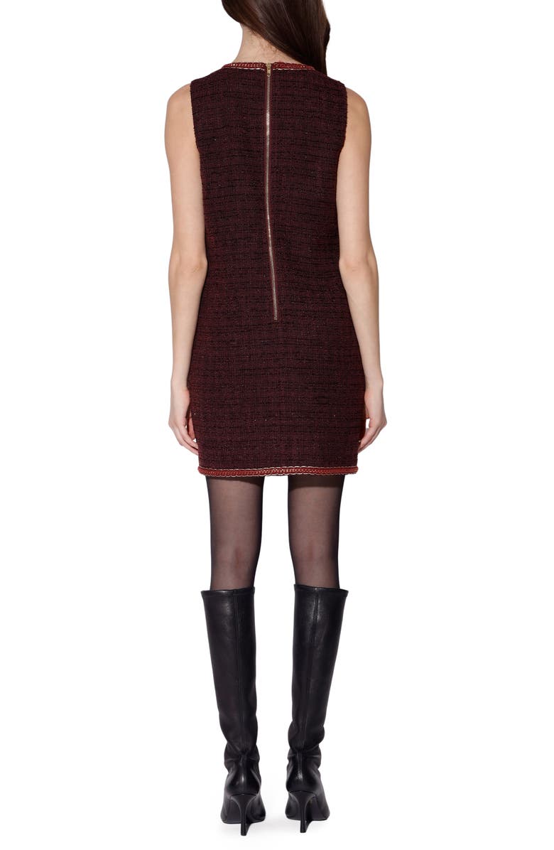 Walter Baker Evie Sleeveless Tweed Dress, Alternate, color,