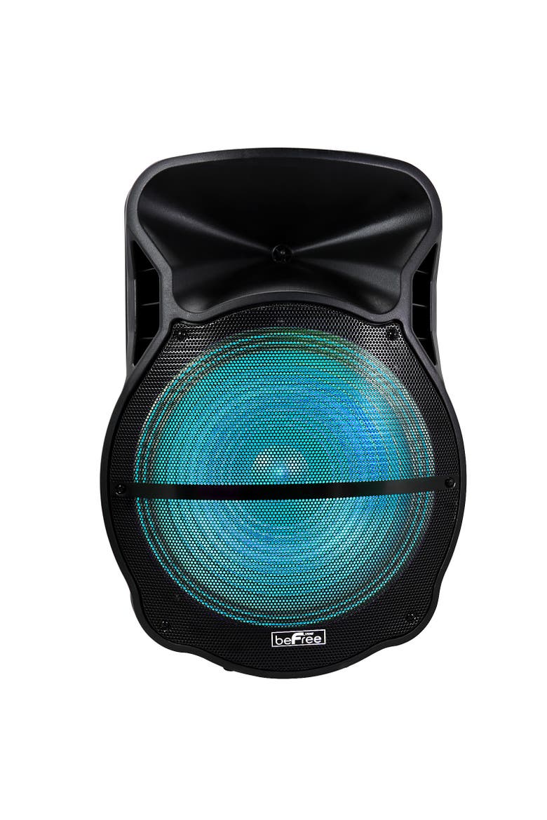 18 Inch Bluetooth Portable Rechargeable Party Speaker, Alternate, color, Black