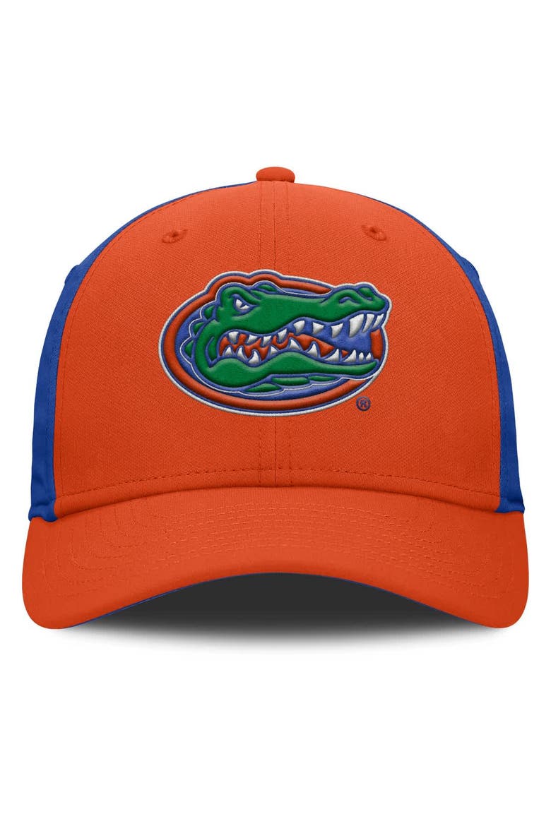 Men's Jordan Brand Orange/Royal Florida Gators 2025 Sideline Rise Local Performance Flex Hat, Alternate, color, Orange