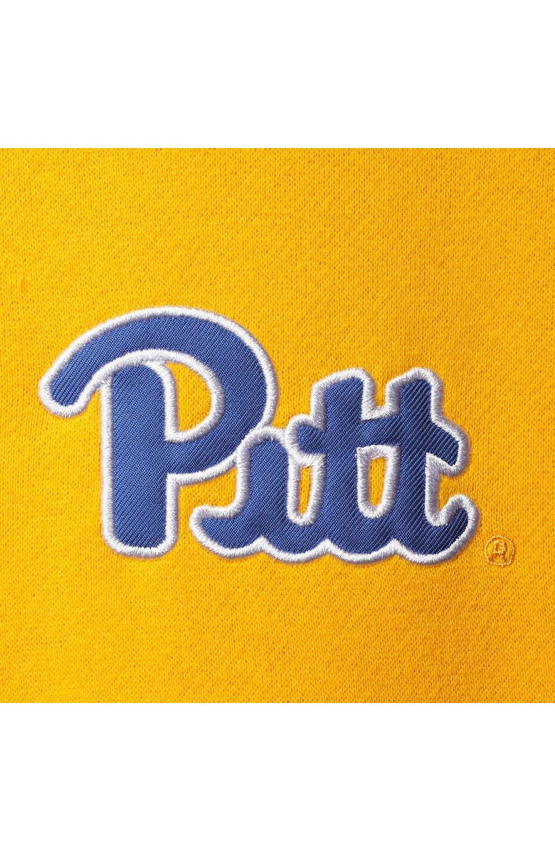 COLOSSEUM Men's Colosseum Gold Pitt Panthers Tortugas Logo Quarter-Zip Jacket, Alternate, color, Gold