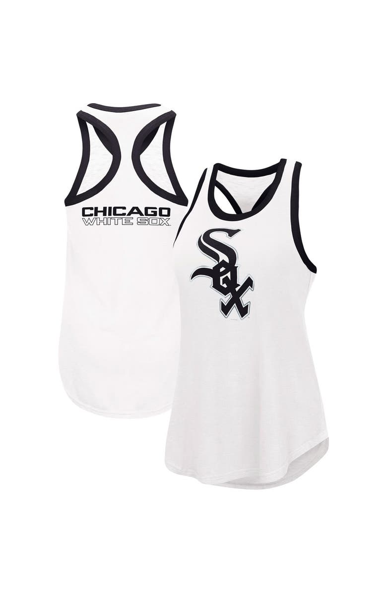G-III 4HER BY CARL BANKS Women's G-III 4Her by Carl Banks White Chicago White Sox Tater Tank Top, Main, color, 