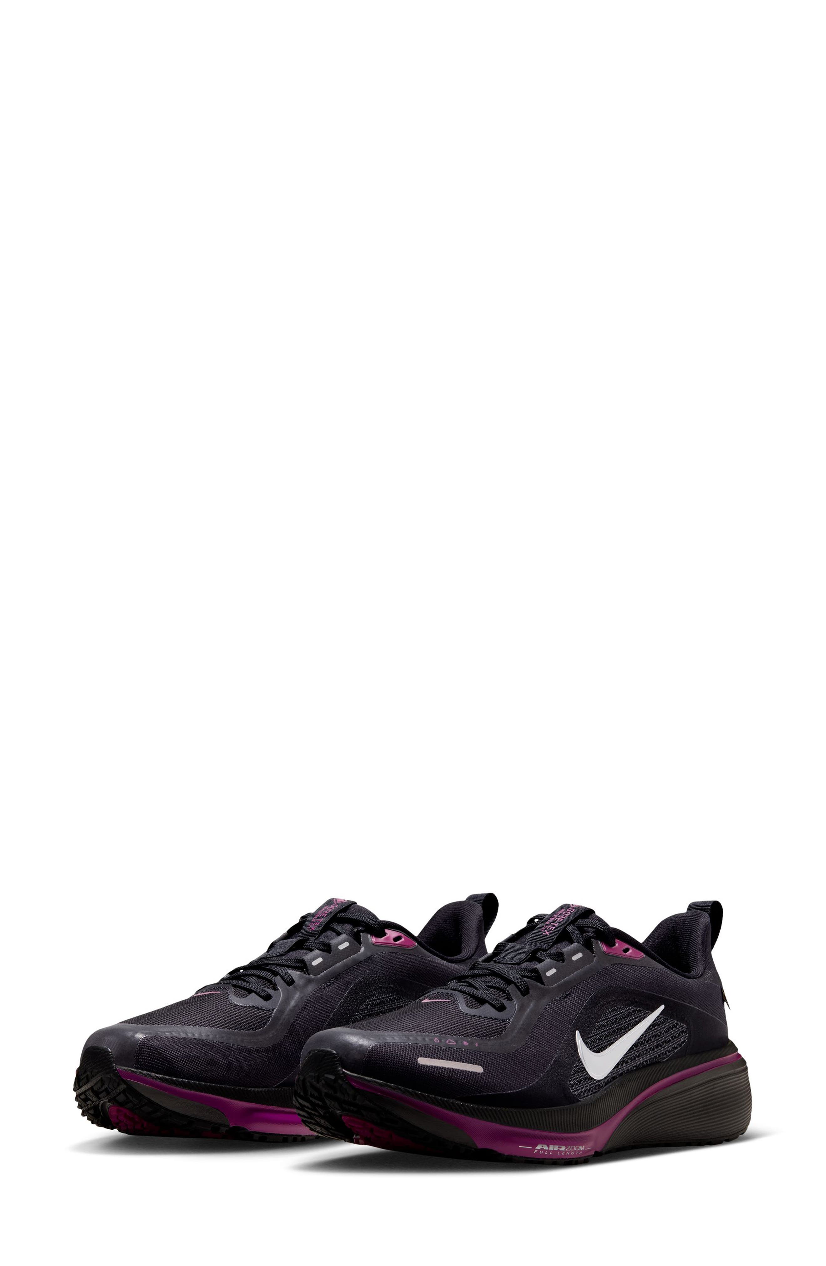 Air Zoom Pegasus 42 GORE-TEX Waterproof Running Shoe, Main, color, BLACK/ SILVER-BERRY