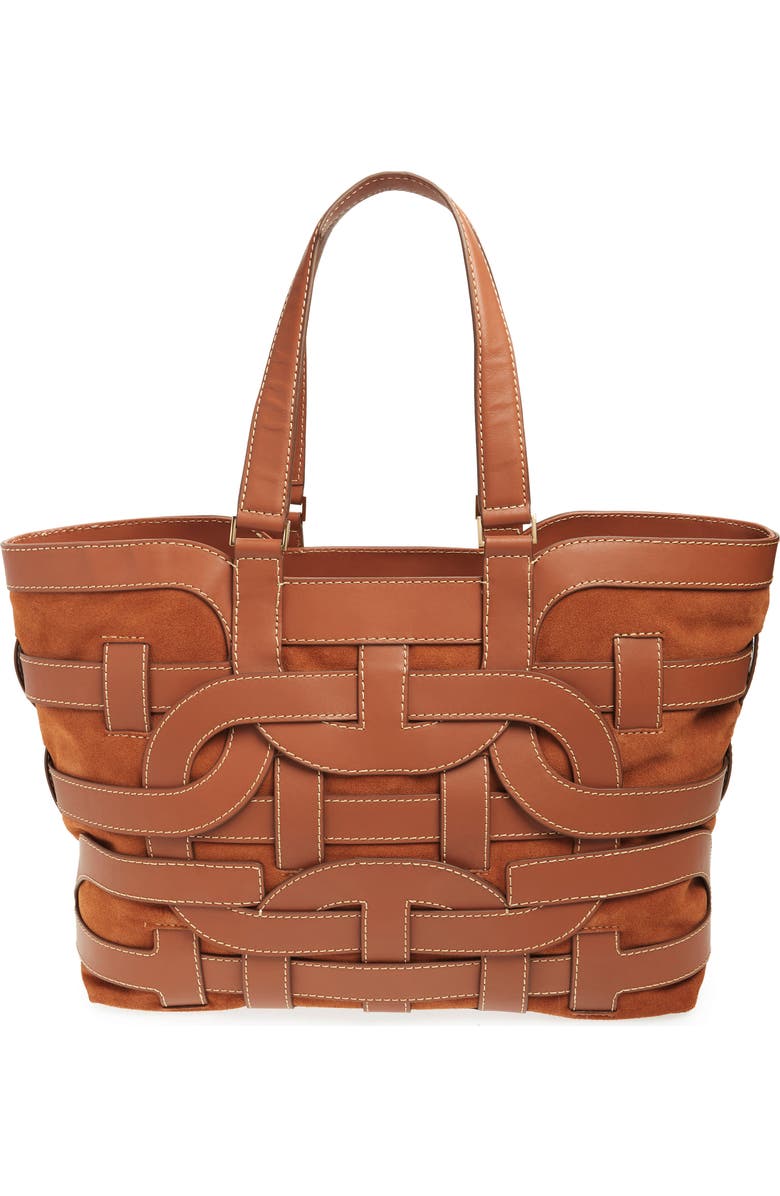Sam Edelman Large Bay Leather Shopper Tote, Alternate, color,