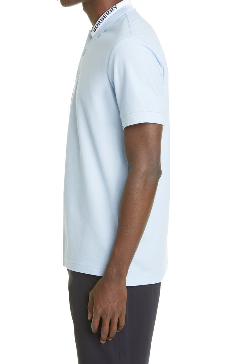 Burberry Men
s Edney Logo Collar Short Sleeve Cotton Piqué Polo, Alternate, color,