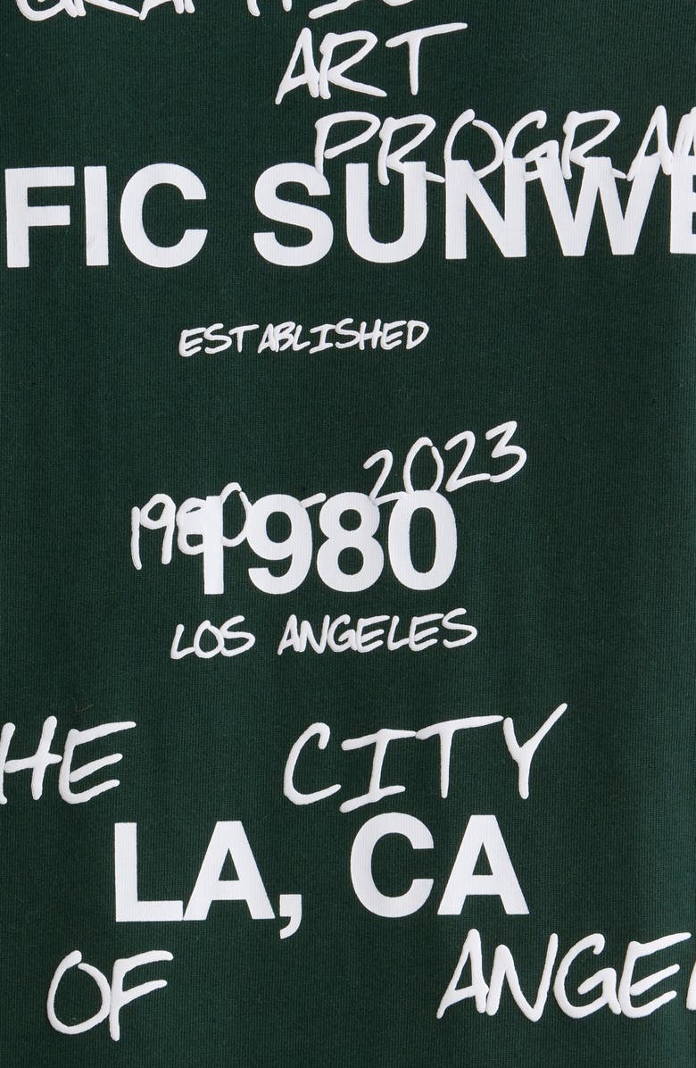 PacSun Art Program Graphic T-Shirt, Alternate, color, Green