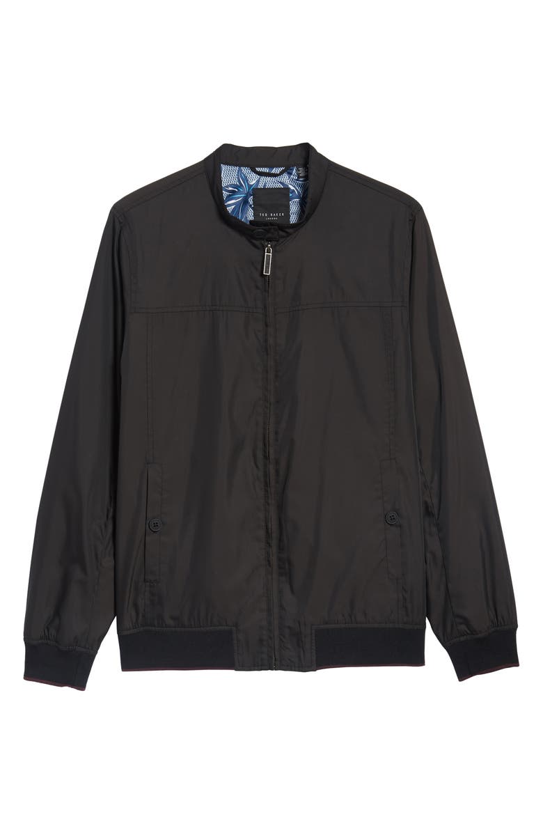 Ted Baker London Calgar Nylon Bomber Jacket, Alternate, color, 
