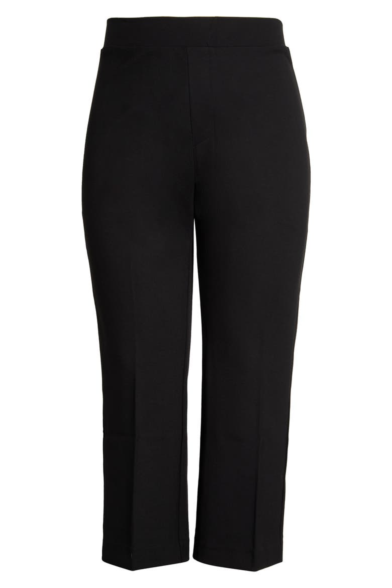 Crop Pull-On Pants, Main, color, RICH BLACK