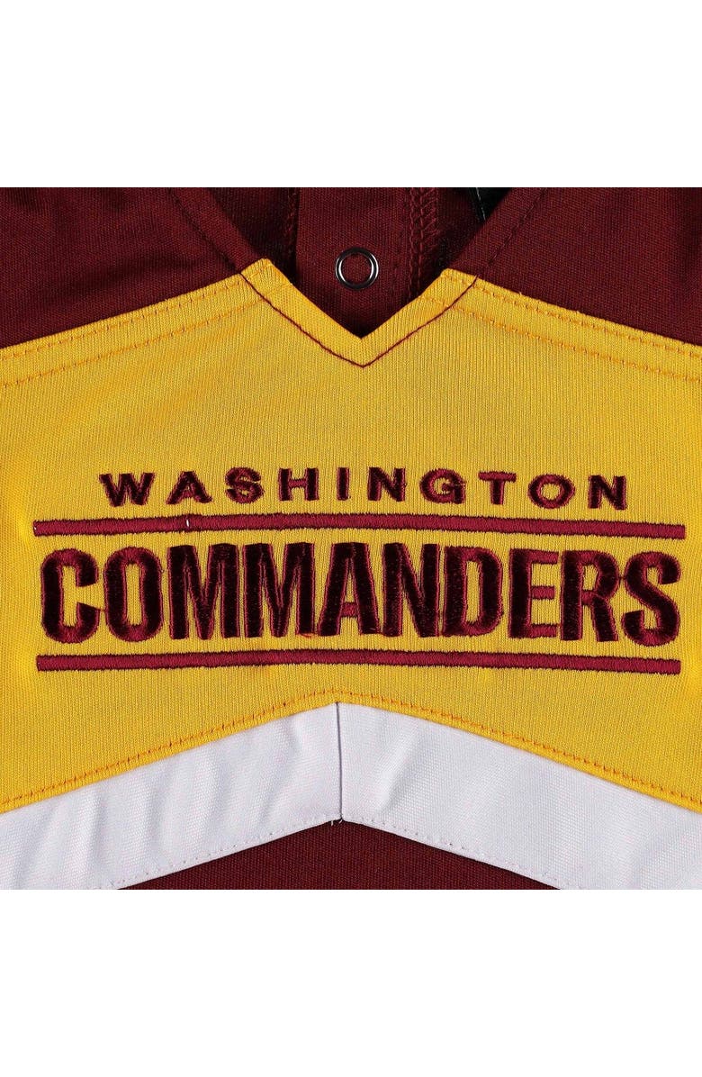 Outerstuff Girls Infant Burgundy Washington Commanders Cheer Captain Jumper Dress & Bloomers Set, Alternate, color, 