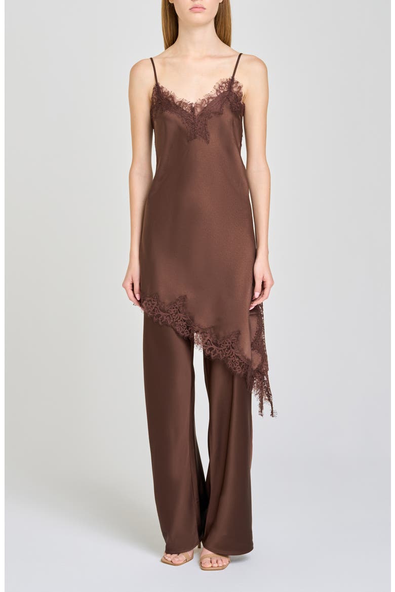 Helene High Waist Wide Leg Pants, Alternate, color, CHOCOLATE