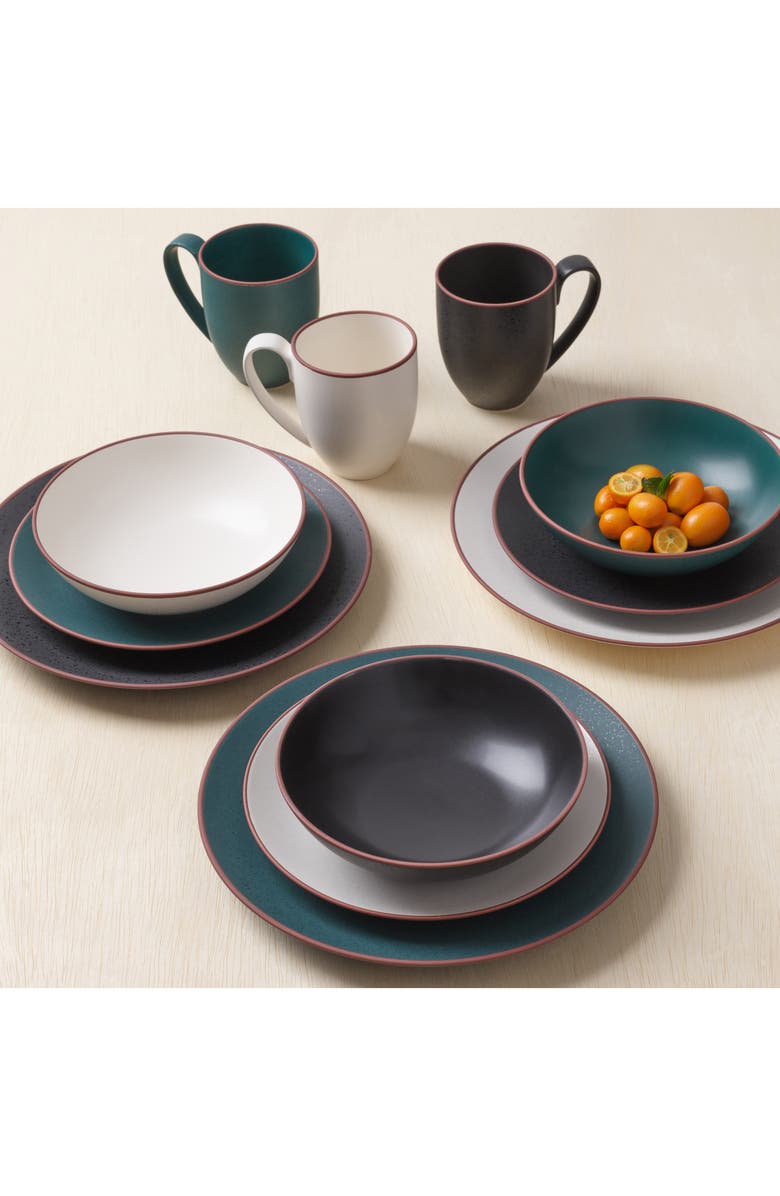 Nambé Taos 4-Piece Place Setting, Alternate, color, Black
